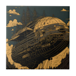 Azulejo Majestad de la Vintage - Arte Retro