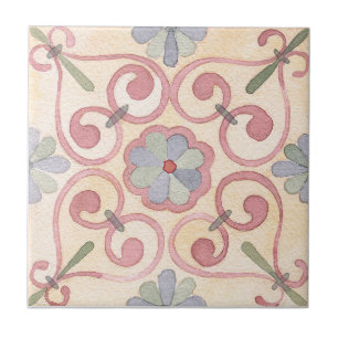 Azulejo Majolica acuarela