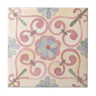 Azulejo Majolica acuarela