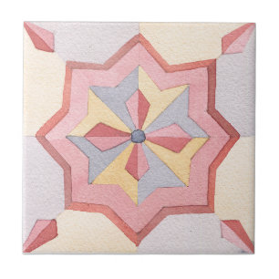 Azulejo Majolica acuarela