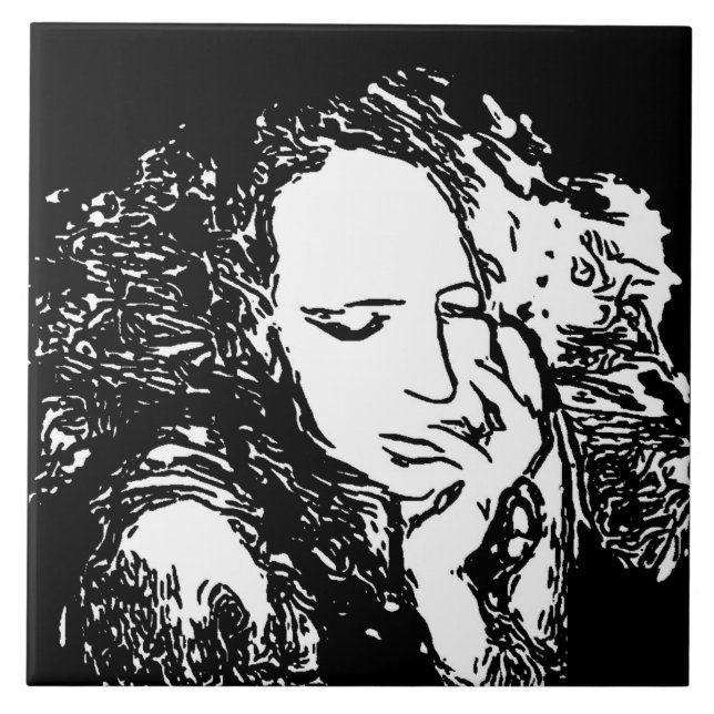 Azulejo Mal hábito (Frente)