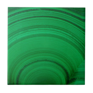 Azulejo Malaquita Verde Primer Plano