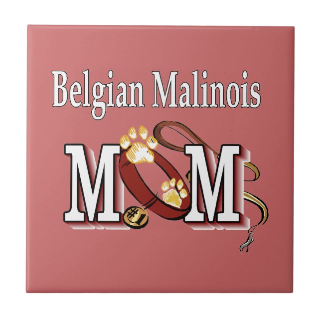 Azulejo Malinois Dog MOM (Frente)