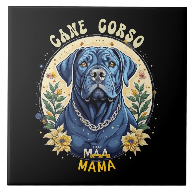 Azulejo Mamá Cane Corso (Frente)