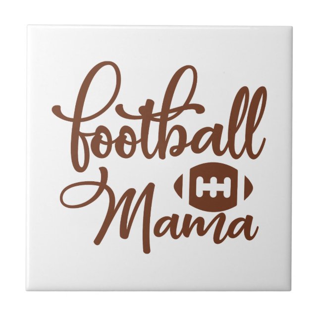 Azulejo Mamá de fútbol (Frente)