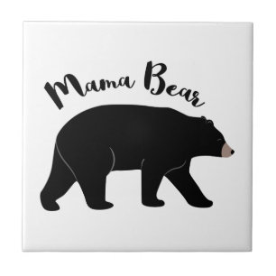 Azulejo Mamá oso