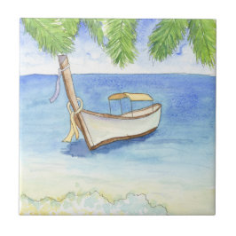 Azulejo Mañana en Bali Watercolor