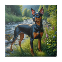 Azulejo Manchester Terrier