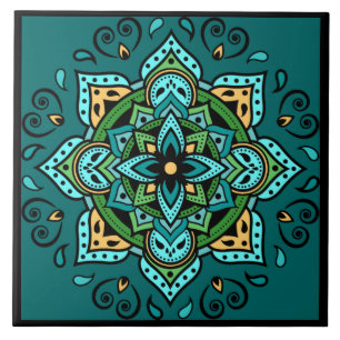 Azulejo Mandala