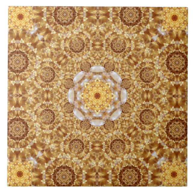 Azulejo Mandala ambarina (Frente)