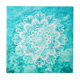 Azulejo Mandala de agua