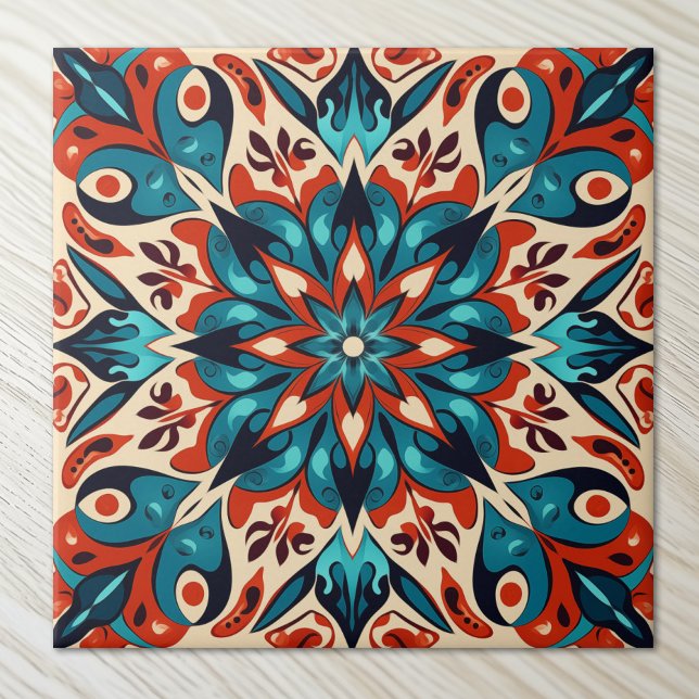 Azulejo Mandala de estilo marroquí (Subido por el creador)
