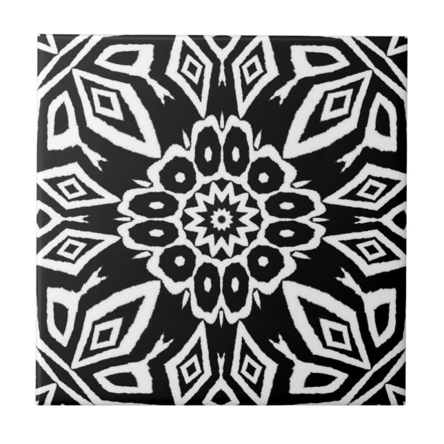 Azulejo Mandala de Medianoche (Frente)