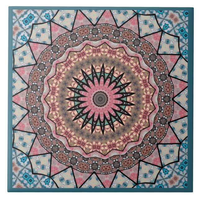 Azulejo Mandala Decorativo  (Frente)