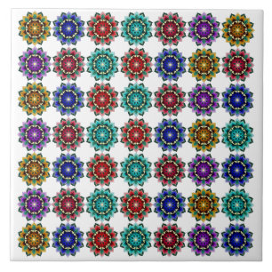 Azulejo Mandala en varios colores