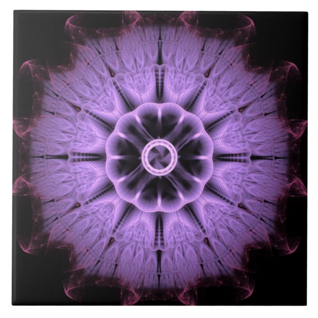 Azulejo Mandalá fractal (Frente)