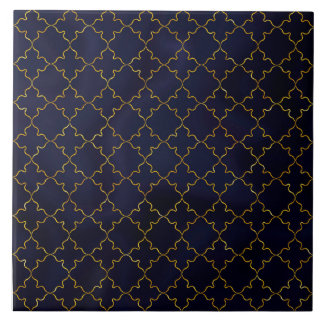Azulejo mandala,gold,baroque,elegant ceramic tile