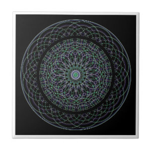 Azulejo Mandala sagrada de la geometría
