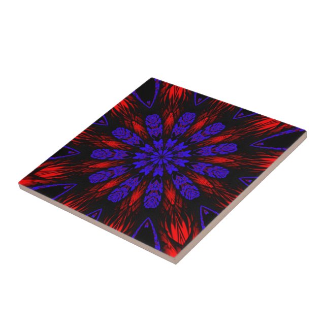 Azulejo Mandala Suroeste Hippie Boho Moda Bohemias (Lado)