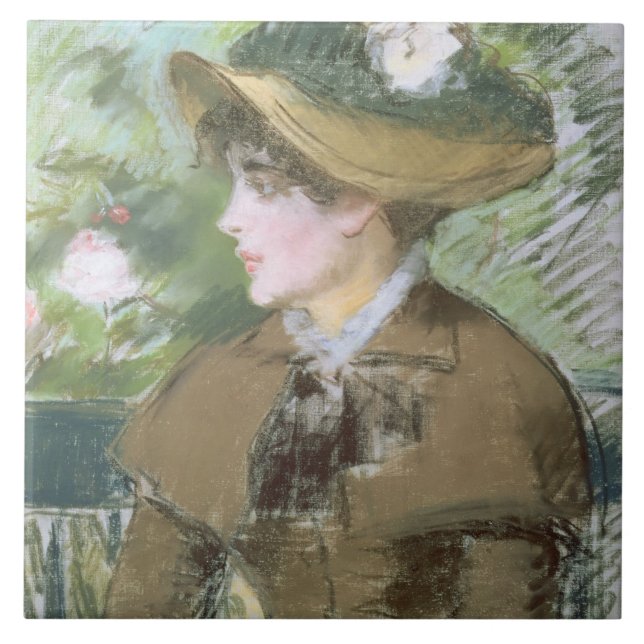 Azulejo Manet el | en el banco, 1879 (Frente)
