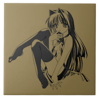 Azulejo Manga, Neko Catgirl Furry Kawaii Loli