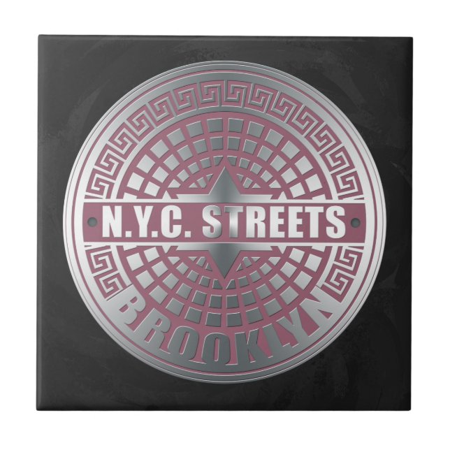 Azulejo Manhole Covers Brooklyn (Frente)