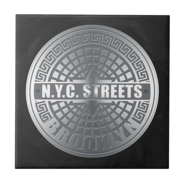 Azulejo Manhole Covers Brooklyn (Frente)