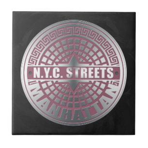 Azulejo Manhole Covers Manhattan