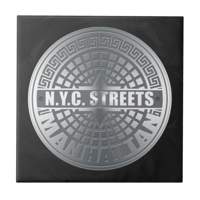 Azulejo Manhole Covers Manhattan (Frente)