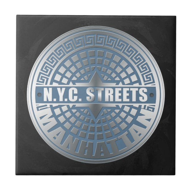 Azulejo Manhole Cubre Manhattan (Frente)