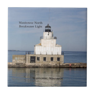 Azulejo Manitowoc North Breakwater Light tile
