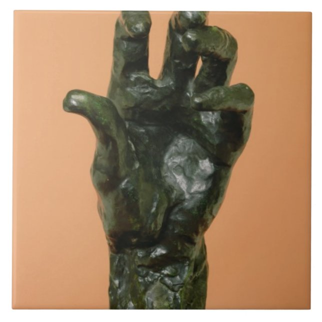 Azulejo Mano izquierda grande (bronce) (Frente)