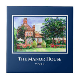 Azulejo Manor House York Inglaterra Country Garden