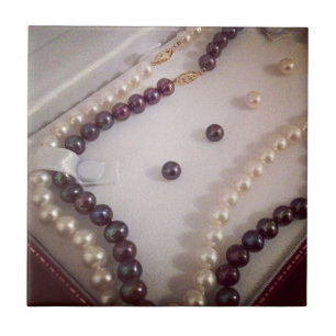 Azulejo Manos negras y blancas de las perlas