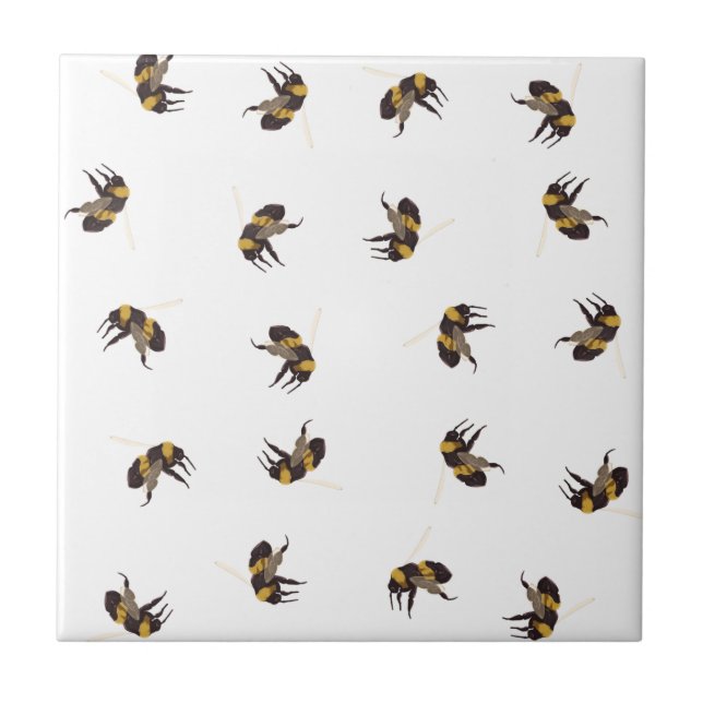 Azulejo Manosee las abejas (Frente)