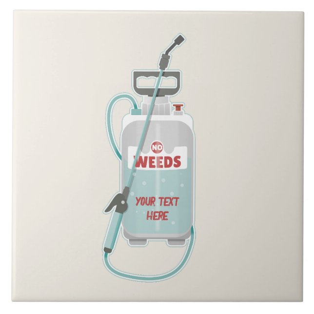 Azulejo Mantenimiento de huertas de rociado de maleza (Frente)