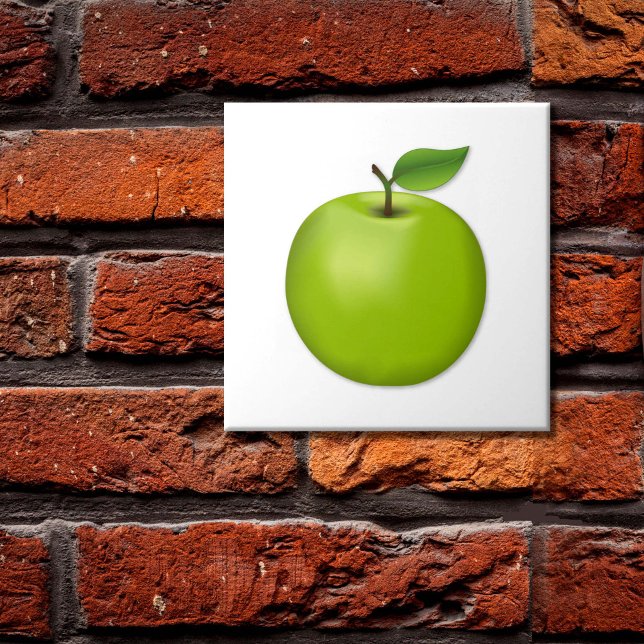Azulejo Manzana Verde (Green Apple Ceramic Tile.
It’s Apple Time! An original drawing from my garden. )