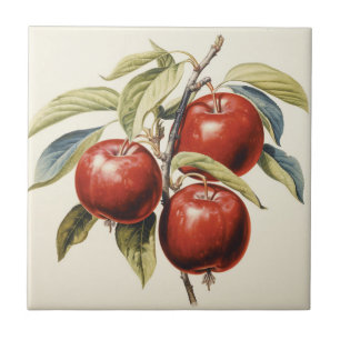 Azulejo Manzanas rojas