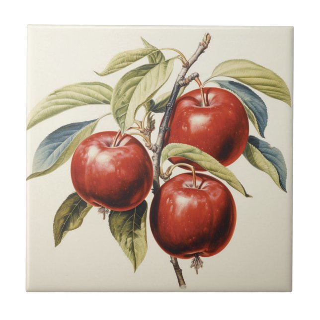 Azulejo Manzanas rojas (Frente)