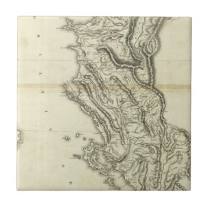 Azulejo Mapa de Albania