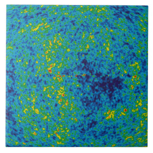 Azulejo Mapa de anisotropía de microondas del universo de