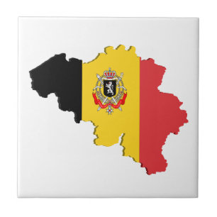 Azulejo Mapa de Bélgica