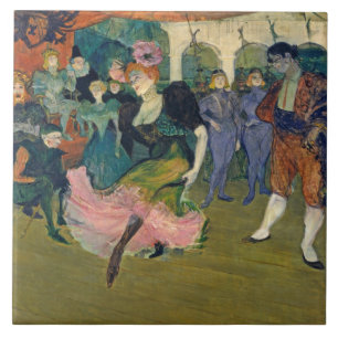 Azulejo Mapa de Enrique de Toulouse-Lautrec el  : El viaje