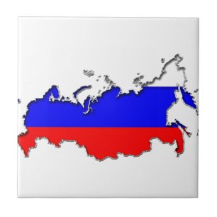 Azulejo Mapa de Rusia