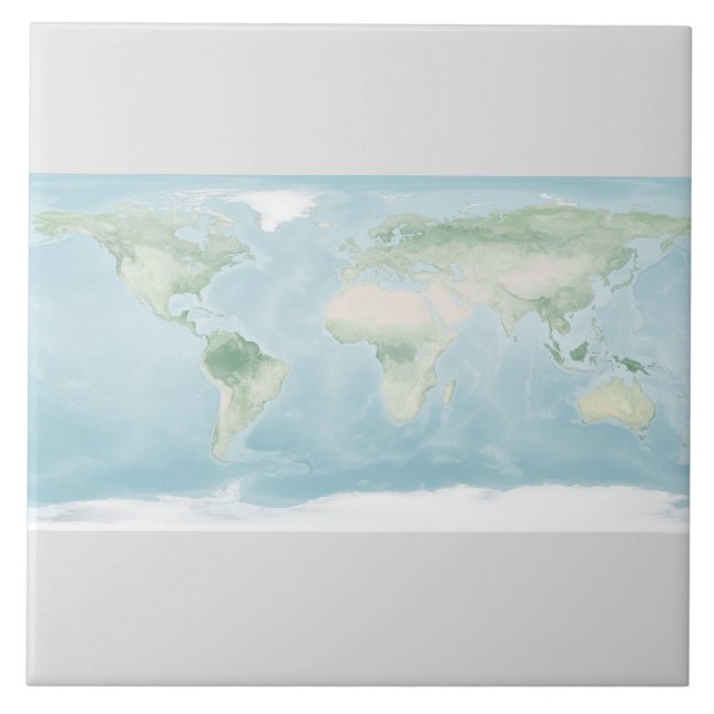 Azulejo Mapa del Explorador de la superficie terrestre (Frente)