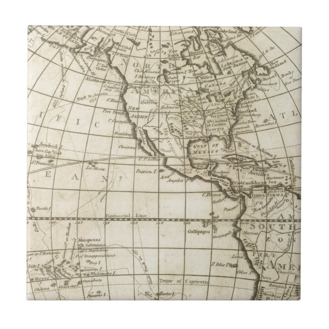 Azulejo Mapa del mundo 2 2 (Frente)