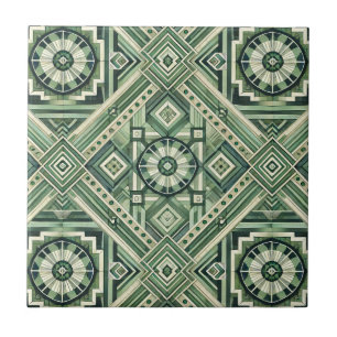Azulejo Máquina Verde