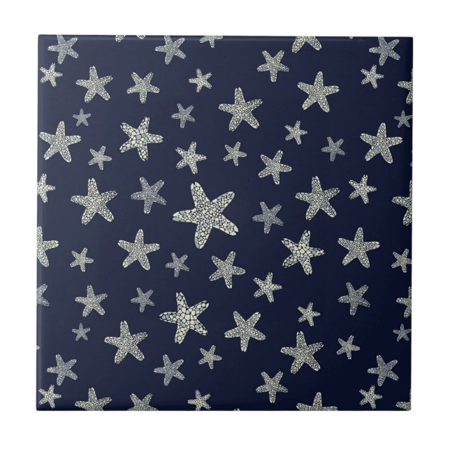 Azulejo Mar del modelo de las estrellas de mar (Frente)