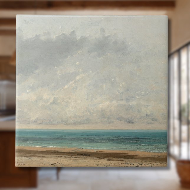Azulejo Mar en calma – Gustave Courbet (Subido por el creador)