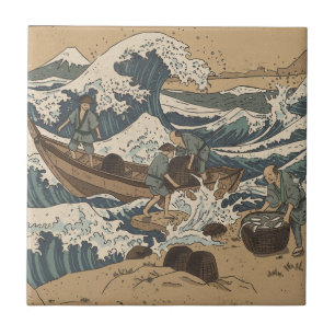 Azulejo Mar tormentoso